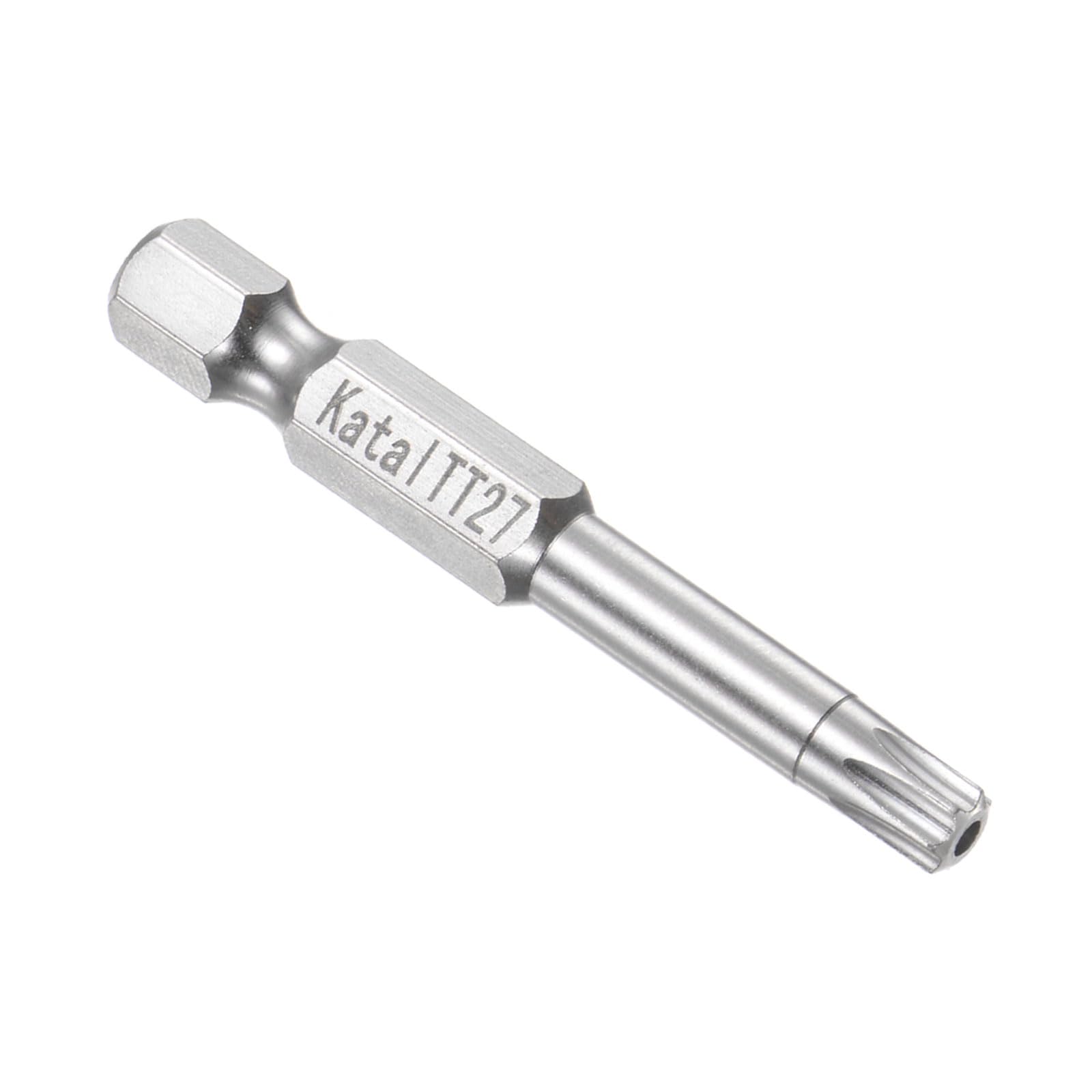 CoCud Magnetic Star 7 Point Bits, TT27 Head 1/4" Hex Shank 2" Length, S2 Steel 7 Point Tamper Proof Torx Screwdriver Bits - (Applications: for Electric Screwdrivers), 1-Piece