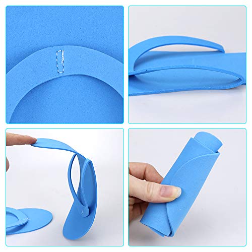 Sandals Random Color Hysagtek 12 Pairs Disposable Slippers Shower Sand Pedicure Beach Light