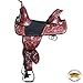 HILASON 13″ 14″ 15″ 16″ 17″ 18″ TREELESS Western Barrel Racing Trail Horse Saddle TAN/Mahogany/Beige/Black/Brown/Vintage/Oiled/Turquoisethumb 1