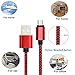 Premium Extra Long Nylon Braided USB 2.0 A Male to Micro B Charging Cables for Amazon Kindle Fire, HD, HDX, Kindle Paperwhite, Voyage, Oasis, Amazon Tap