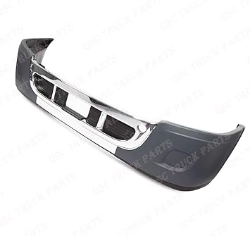 Amazon Com Qsc Complete Bumper Chrome No Fog Lamp Hole For Freightliner Cascadia 08 17 Automotive