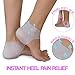 Ballotte Heel Protectors (2 Pairs) - Fast Foot Pain Relief - Plantar Fasciitis Cushions - For Bruised Foot, Sore Feet, Spurs, Running Shoes Protector Pads Wrap Men and Women (4)