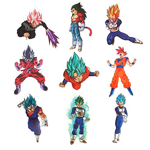Dragon Ball Z Stickers Decal, Echeer Vinyl Cartoon Waterproof Car Stickers Banner for Car, Glass, Wall, Van, SUV, Skateboard, Window, Laptop, MacBook (100 PCS) - Thumbnail 3