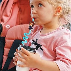 24 Encanto Party Favors Reusable Drinking Straws 8
