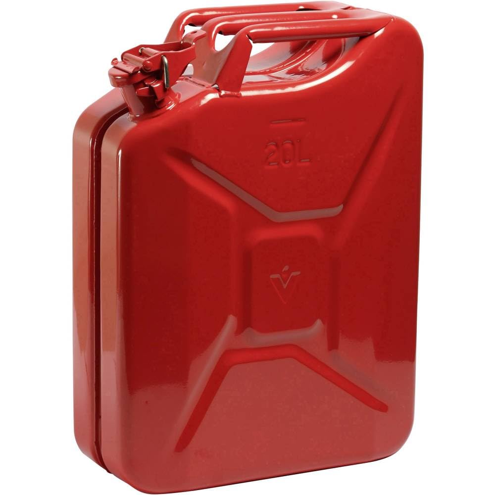 Quality Jerry Can Red Metal 20 Litre
