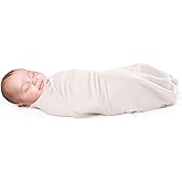 Woolino Baby Swaddle Blanket, 100% Merino Wool Receiving Blanket for Boys & Girls, Swaddles for Newborns 0-3 Months, Beige