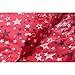 Sping Fever Kids Rain Poncho with Hood, Lightweight Girls Boys Toddlers Rain Jacket Raincoat B Red Starry Night Medium