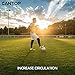 Cantop Compression Knee Pads Leg Sleeve Support Protector Sprots Brace for Volleyball Basketball Football, Sold as Pair (Black, S)