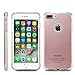 [New 2017 Model] MobilePal Qi Wireless Charger Case for iPhone 7 Plus and iPhone 6(s) Plus [Ultra Slim / Crystal Clear Bumper / Reinforced Corners / 1A Qi Wireless Charging] (Rose Gold)