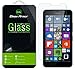 [2-Pack] Dmax Armor for Microsoft Lumia 640 XL Screen Protector, [Tempered Glass] 0.3mm 9H Hardness, Anti-Scratch, Anti-Fingerprint, Bubble Free, Ultra-Clear