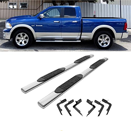 Micropower 5" Side Step Nerf Bars Rails Running Boards S/S Fit 2009
