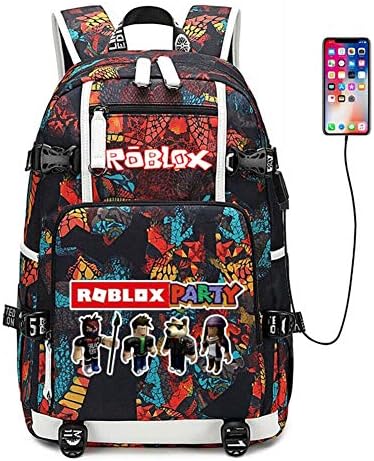 Unlimitedfy Roblox Backpack Schoolbag for Boys Book Bag Bag Pack Handbag Travelbag
