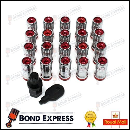 Epman Racing Acorn Light Billet Racing Wheel Lug Nut Nuts M12x1.5 - Red