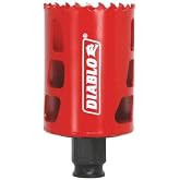 Diablo Bi-Metal Hole Saw - 1-7/8" Diameter, 2-3/8" Length | With Variable Tooth Design for Faster Cuts - Fits with Snap-Lock Plus Mandrel System - DHS1875