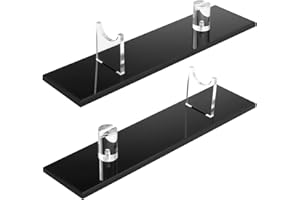 QWORK Acrylic Knife Display Stand Set - 2 Pieces Elegant Single Knife Holder for Displaying Knives, Swords, Medals,