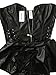 Blidece Women's Punk Rock Faux Leather Steampunk Corset Set Retro Goth overbust steel Bustier with Skirt