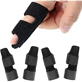 NSKONGDODO Trigger Finger Splints/Brace for Knuckle Immobilization,Broken Protector and Straightening Arthritis Relief,Pain Relief,Fits Index,Middle, Ring Fingers (4, Small)