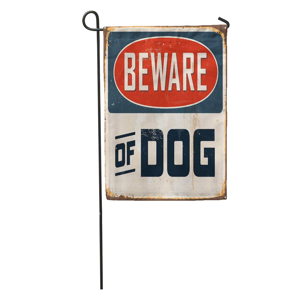 Best Beware Of Dog Garden Flag