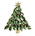 Akianna Crystals Christmas Tree Pin Brooch