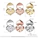 Earring Lifters - 3 Pairs of Adjustable Hypoallergenic Earring Lifts - Safety Locking Stud Earring Backs As Seen on TV