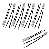 uxcell 10 Pcs Bimetal Temperature Control Switch Thermostat 75C N.C KSD9700