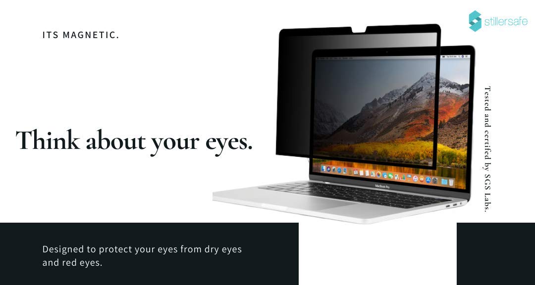 StillerSafe Brand For 11.5 to 12 Inch Laptop Zero Eye Strain™ ALCS