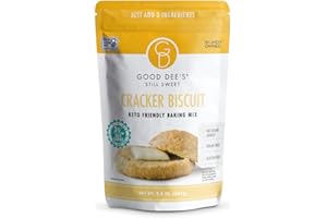 GOOD DEE'S Good Dees Low Carb Baking Mix,Cracker Biscuit Mix, Keto Baking Mix, Gluten Free, No Sugar Added, Grain-Free, Soy-Free, Diabetic, Atkins & WW Friendly (3g Net Carbs, 10 Servings)