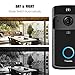 Video Doorbell [Upgrade] Wireless Doorbell Camera IP5 Waterproof HD WiFi Security Camera Real-Time Video for iOS&Android Phone, Night Light (doorbell)