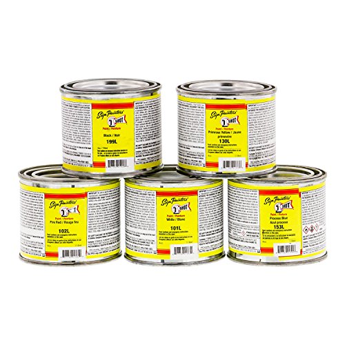 1-One-Shot 5 COLOR LETTERING ENAMEL-PINSTRIPE PAINT KIT