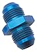 Edelbrock/Russell 660370 Blue Anodized Aluminum -10AN Flare Union Adapter