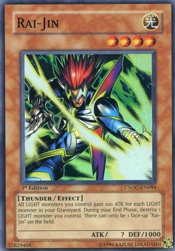 Yu-Gi-Oh! - Rai-Jin (CSOC-EN084) - Crossroads of Chaos - 1st Edition - Super Rare