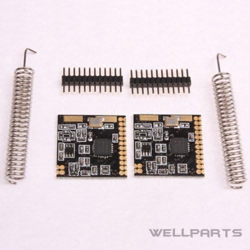 2pcs Si4432 433mhz 1000m Distance Wireless Transmission Communication Module