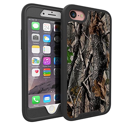 iPhone 7 Case, eSellerBox Full-body Rugged Hybrid Dual Layer Slim Protective with screen protector Case Cover for Apple iPhone 7 (2016 Relase) (Camo-Xtra)