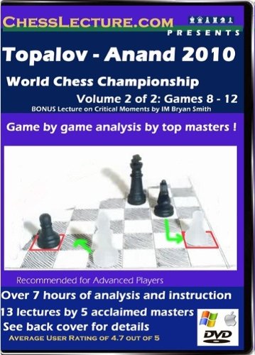 Topalov - Anand 2010 World Chess Championship - 2 DVD's - Chess Lecture - Volume 32