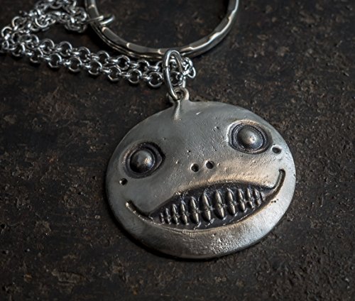 NieR Emil silver keychain / keyring - Image 2