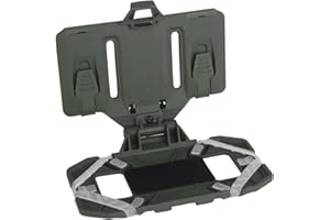 Tactical Airsoft Gear, MOLLE Vest Phone Holder,Universal Chest Phone Board Carrier Mount Navigation Holder for Screen Size 4.