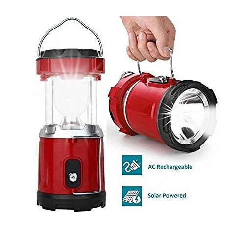 DFS 3 in 1 Solar EXPANDIBLE Emergency LED Bulb Light with a Built in USB Charging Point and Torch (Colors May Vary)