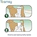 Teamoy Reusable Wrap Diapers for Male Dogs, Washable Puppy Belly Band Pack of 3 (XXL, 29