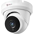 Anpviz 4MP PoE IP Turret Camera with Microphone/Audio, IP Security Camera Outdoor Indoor, Night Vision 98ft, Waterproof IP66,