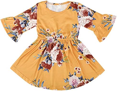 MingAo Little Girls' Embroidery Butterfly Sleeveless Dresses 1-7 Years