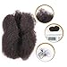 Yonna Hair 4pcs/lot tight Afro Kinky Bulk Hair 100% Human Hair For DreadLocks,Twist Braids Nautral Color Hair,8