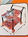 Pretend Toy Tool Kit with Rolling Stand Work Bench Perfect Gift for Boys & Girls Educational Toy Gender Neutral Colors