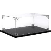 MECCANIXITY Acrylic Display Case, 10x6x4 Inches Clear Display Box Assemble Dustproof Display Box Storage Organizer for Collectibles Action Figures