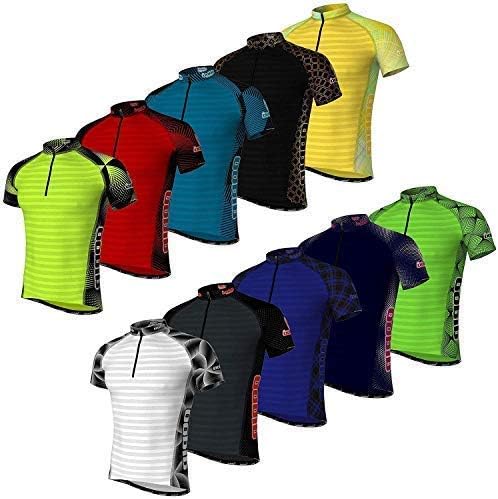 Cycling Jersey Mens Short Sleeve Lightweight Breathable Mountain Bike Racing Sublimation Summer Half Sleeve
