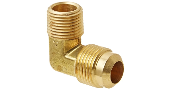 Eaton Aeroquip 2007-6-8B Brass Flared Tube Fitting 45 Degree Elbow 1/2 ...