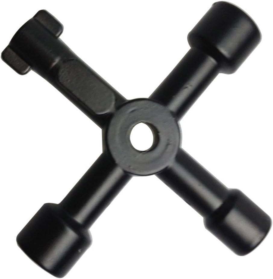 Lidahaotin 1Pcs Universal Cross Key Triangle Key Valve Alloy Triangle/Square