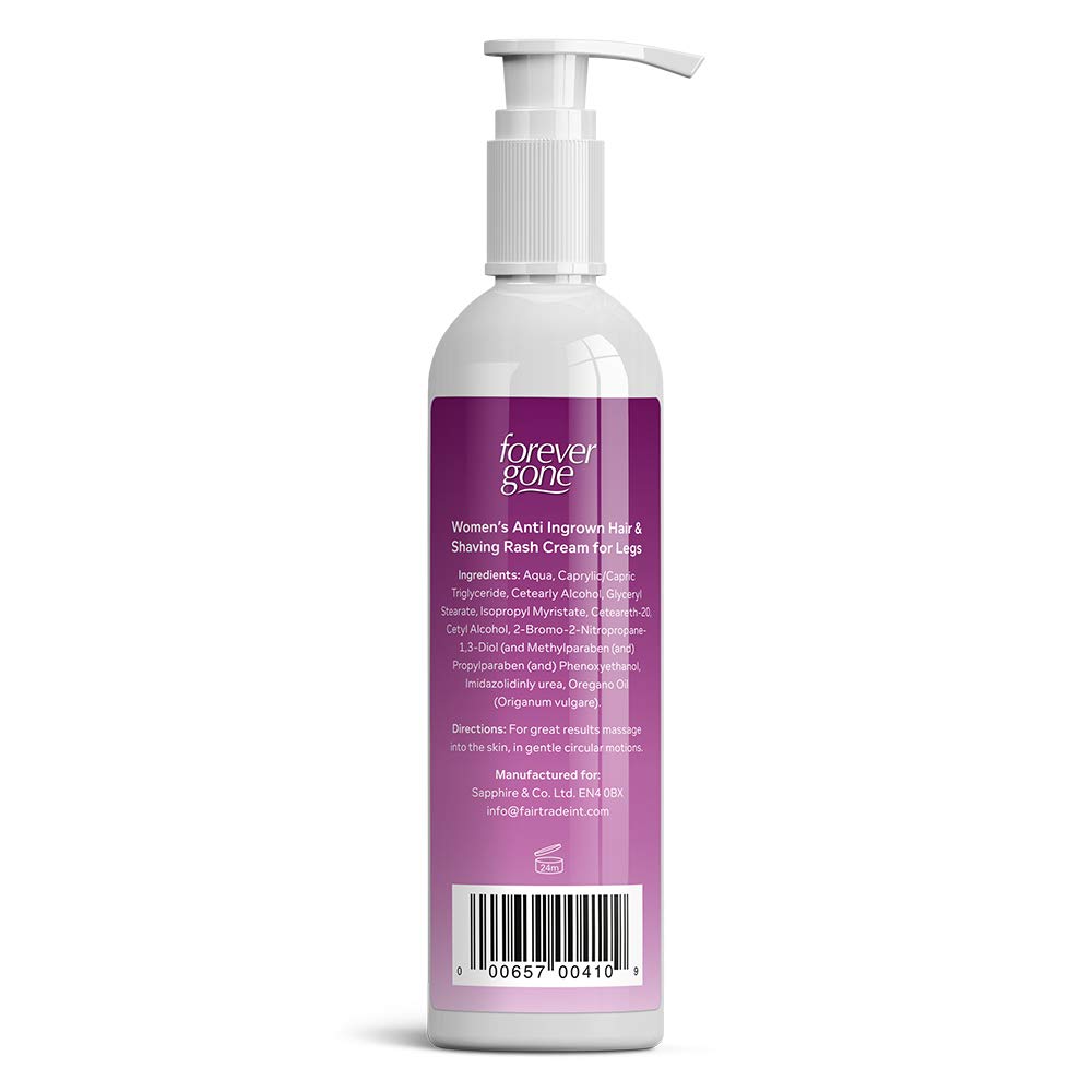 Amazon Com Forever Gone Womens Anti Ingrown Hair Cream For Legs