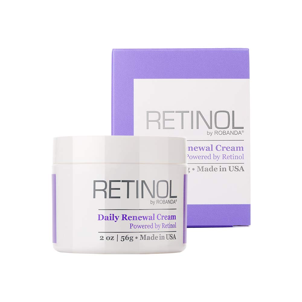 Robanda Retinol Daily Renewal Cream? Weightless All Day Anti Wrinkle Cream With Retinol For Face and Neck