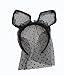 Goege Sexy Dot Rabbit Bunny TUTU Ears Lace Gauze Veil Hair Mask