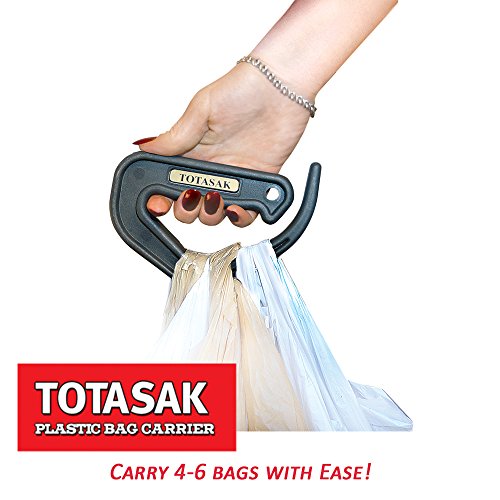 TotASak Grocery Bag Carrier 2 PACK Multiple Shopping Bag Holder Handle
